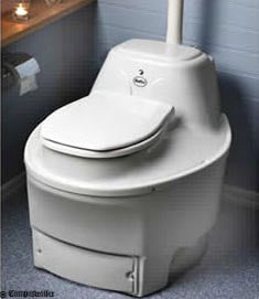 Toilettes sèches électriques à compostage automatique